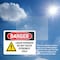 Signmission Liquid Nitrogen Do Not Touch Extremely Cold Danger Sign, Vinyl Decal, 10in W x 7in L, 2PK OS-2PACK-DS-D-710-L-1422 - alternate 4